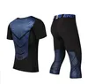 Wholesale-Men Pro Quick Dry Compression Long Johns Fitness Winter Gymming Male Spring Autumn Sporting Runs Workout Thermal Underwear Sets