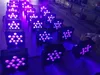 10 lot 12*18w cheap wireless dmx battery powered uplighting flat led par cans for bar with charging case