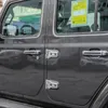 4 porte Maniglia per porta Coda per porta per auto Porta esterna Shell Argento 10 PZ Per Jeep Wrangler JL 2018+ Accessori esterni per auto di alta qualità