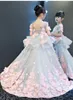 Adorável rosa / prata tulle jóia applique flor menina vestidos meninas pageant vestidos vestidos de aniversário vestido tamanho personalizado tamanho 2-14 df613032