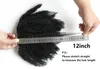120g 흑인 여성을위한 아프리카 곱슬 곱슬 인간 머리카락 포니 테일 브라질 버진 머리카락 짧은 높이 조선 조랑말 꼬리 머리 확장 10-16 인치