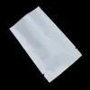 Mat Beyaz 300 Adet Lot 6x9 cm Saf Mylar Folyo Açık Üst Vakum Paketi Torbalar Vakum Isı Mühürleyen Alüminyum Folyo Gıda Vana Sarma Paketleme Çantası