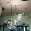 Kolye lambaları Cam Minimalist Moleküler İskandinav Avizesi Ltalya Tasarımcısı Yaratıcı Kabarcık Cam Restoran Yemek Odası Asma Işıkları