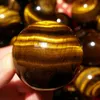 70g Natuurlijke Tiger Eye Quartz Crystal Ball edelsteen quartz Sphere reiki helende bal voor huisdecoratie