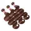 Mink Braziliaanse Body Wave Virgin Hair Inslagen 1b/#2/#4 Virgin Braziliaanse Body Wave Haarbundels Human Hair Extensions