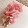 Real Touch Orchid Flower Fake Pink Cymbidium PU 3D PLant Orchids Phalaenopsis Orchids for Artificial Decorative Flowers