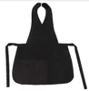 Pro 3/4pockets Salon Hairdresser Work Apron Capes Hairdressing Gown Wraps Barber Hair Cutting Clothes Styling Tools