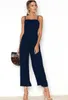 Jumpsuits Mulheres Slim Casual BodySuit Sexy Jumpsuit Zipper Moda Moda Verão Macacão Ol Empresa Calças Macacões Mulheres B4003