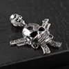 Nuovo Men039s Abitaggio Accessorio in acciaio inossidabile di alta qualità Skull Cool Punk Punk Gothic Neckic Biker Jewelry3484011