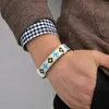 Estilo étnico Acessórios femininos pulseira de couro senhoras homens originais de jóias handmade homens por atacado # EZ220