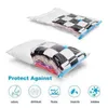 Hot Sales Premium Jumbo Vacuüm Opbergzakken met Double-Zip Seal Space Saver Bags voor 80% Meer opslag 6 Pack Kleding Kledingkast Opslag