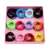 200pcs 3cm 12 colores Boutique Boutique Boutique elástica Cabina corbata Cabello Banda DIY Handmade Accesorios para el cabello para niñas Chi8938926