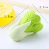 Gum potlood kawaii erasers schattige 2 stks / set koolvorm gum student cadeau creatieve gum plantaardige stijl school kantoor aanbod