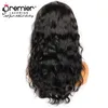 Premier toppkvalitet Full spets peruker förpluckade blekta knutar naturliga hårfäste brasilianska jungfruliga hårkroppsvåg wigs3582869