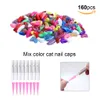 Pet Nail Caps Claws Protector Cover For Cat Pet Kitten Anti Scratch With Adhesive Glue PVC Material44473354332755