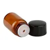 500pcs 3ml Amber Glass Bottle Empty Bottle For Essential Oil Perfume Liquid Makeup Storage Bottles Dark Brown Containers