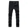 Silentsea New Men Ripped Jeans Fashion Knee Hole Pants Young Man Cowboys Hip Hop Trendy Pants high quality student jeans