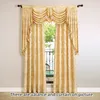 Novo Design Europeu Golden Royal Luxury Cortinas Quarto Janela Cortinas para sala de estar Elegant Drapes European Cortina