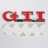 3D Rode GTI Metalen Auto Sticker Sticker Boot Boot Badge voor VW Polo GTI Auto Achter Embleem voor Golf MK3 Exterior Decals Accessoire