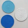 3 Stuks / Set Cool Tool Oppervlaktebeschermers Dagelijkheden Warmte-isolatiemat Pot Pad Cup Mats Round Coaster Heat Isolation Plate