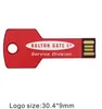 Bulk 50pcs 16GB Custom Logo USB 2.0 Флэш -накопитель Model Model RERANITICE Имя ручки