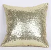 Glitter Sequin Pillow Case Solid Color Cushion Cases Cover Cafe Car Seat Sofa Reversible Pailletten Flip Home Textiel Geen vulling