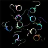 Rainbow Color Earring Hooks Clasp Clip Ear Cuff Jewelry Accessories Stainless Steel