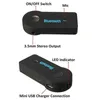 Bluetooth AuxミニオーディオレシーバーBluetooth Transmitter 3 5mm Jack Hands Auto Bluetooth Car Kit Music Adapter239V