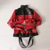 Bondage Red Asylum Straight Jacket Costume S/M L/XL Imbracatura per il corpo Restraint Armbinder Hot BDSM Giochi di sesso Giocattolo #R87