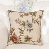 European Jacquard Decorative Vintage Cushion Covers for Sofa Chair Cushion Fashion Simple Home Office Pillow Cover