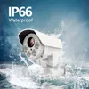 Rotary 1080p Outdoor Bullet PTZ IP-camera, 2.0MP 10X ZOOM 80M IR CCTV IP Camera SD-kaartsleuf met POE-alarm Audio in optioneel