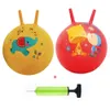 Corne épaissie balle sautante jouer jouets Silicone bébé enfants gonflable balle rebondissante jeu interactif course pour bébé Pump5867266