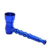Newest Colorful Mini Smoking Pipe Aluminum Alloy Innovative Design Bamboo Portable Easy Carry Clean High Quality Hot Sale