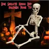 Festive & Party Supplies Posable Skeleton Halloween Decor Scary Man Bone Creepy Colorful Happy party DIY decoration