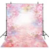 Bokeh Floral Photography Backdrops Pink Printed Peach Flowers Blossoms Newborn Baby Kids Children Girls Photo Studio Backgrounds
