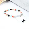 Ailatu Bling Cheap Bracelet Wholesale Bohemia Style Colorful Crystal Square Beads Braiding Friendship Bracelets Fashion Jewelry