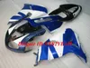 Mold Injection Fairing kit for SUZUKI TL1000 98 99 00 01 03 TL1000R 1998 ABS white blue Fairings set+Gifts SQ01
