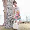 Heta tjejer kläder koreanska stil A-line sommar ärmlös ungar tjejer klänningar barn kläder sundress strand klänningar tonårsflicka kläder
