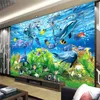 3D Custom Wallpaper Underwater World Marine Fish Mural Room TV Backdrop Aquarium Wallpaper Mural77031728833176