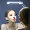 Przenośny Makijaż Front Lusterka Światła 3 Poziom Przyciemnianie Przełącznik dotykowy LED Vanity Łazienka Zestaw oświetlenia ze stali nierdzewnej z torbą do przenoszenia