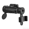 Eyebreb 10x42 Teleskop Monokulärt kompakt handhållen Multi-Coated Monocular Spotting Scope Telescope med Smartphone Adapter Mount