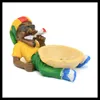 Rasta Color Jamaican Man Holding Ashtray Resin Cigar Ashtray装飾的なアッシュビンズトレイテーブルアート装飾家の装飾ba2642417