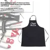 Black Hairdresser Apron Professional Salon Hairdressing Cutting Barber Cape Adjustable with Pockets