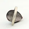 Goede Lucky Mood Tear Drop Stone Antique Silver Ring Active Color Change Women's Finger Rings MJ-RS047