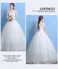 Summer Lace Sequined Red Romantic Wedding Dresses 2018 Ny Koreansk stil Enkel Pricess Vuxen Vestidos de Novia Gratis frakt