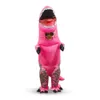 Crianças T-Rex Dinossauro Traje Inflável Explodir Roupa Fancy Dress Dinosaur Mascot Trajes Jumpsuit Christmas Costume279e