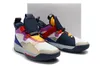 Air Jordan 33 Tech Pack будущее полета спортивной обуви для мужчин предпродажной 33S XXXIII го Ailun фарфора нефрит Colorway дым серый белый кроссовки