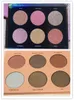 IN STOCK!! Hot Highlighter Palette 6colors Glow Dream/Nicole Bronzers & Highlighters Pressed Powder