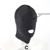 4 Stili Copricapo Maschera Bondage Ritenuta Maschera cieca SM Giocattoli del sesso Per Coppia / Donna / Uomo / Gay Slave Copricapo BDSM Giocattoli