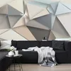 Anpassad PO Wall Paper 3D Modern TV Bakgrund vardagsrum sovrum abstrakt konst vägg väggmålning geometrisk vägg täcker tapeter94423187647046